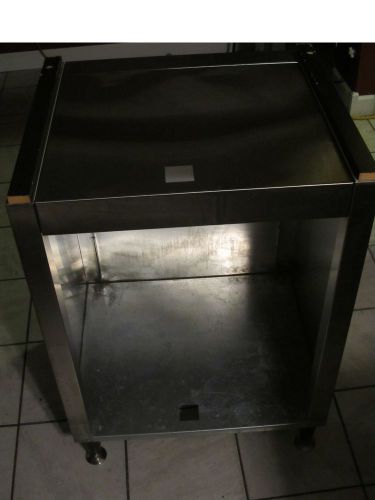 Stainless Steel Cabinet Cash Register Stand Work Prep Table Restaurant