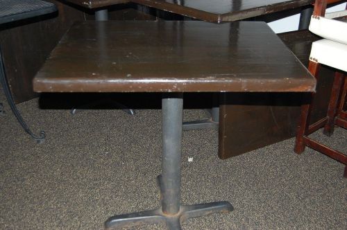 30x45 SOLID WOOD  RESTAURANT TABLE(LOT OF 3)