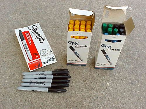 Paint pen markers welding supplies GPX classic diagraph and Sharpie