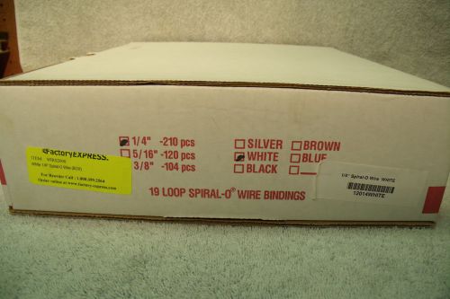1/4 inch Spiral-O Wire Bindings Box