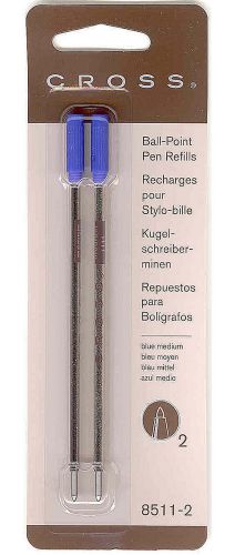 Cross Ball Point Pen Refill, Medium point, Blue Ink 8511-2