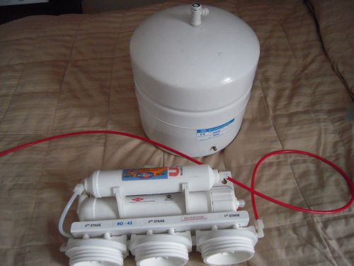 APEC WATER FILTER SYSTEM  AND REVERSE OSMOSIS WATER STORAGE TANK