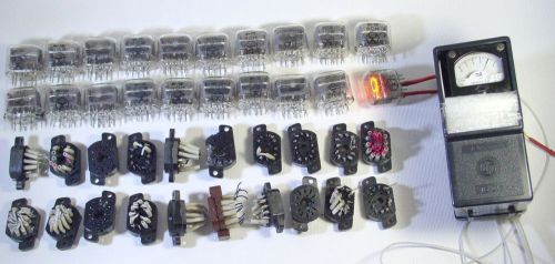 Nixie tubes IN-12   20 pieces,  Sockets  20 pcs   Used. Ukraine.#1