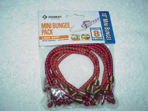 NEW MINI BUNGEE PACK JOUBERT  LIGHT DUTY   INCLUDES:  8 PIECES  10 inches MINI B
