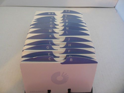 Rolodex Vintage  Card File with 3x5 Cards and Dividers