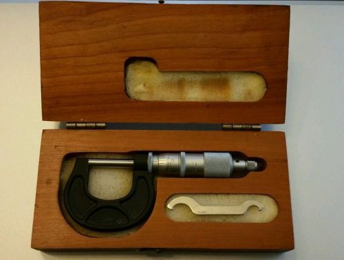 Scherr-Tumico 1&#034;Micrometer in case.