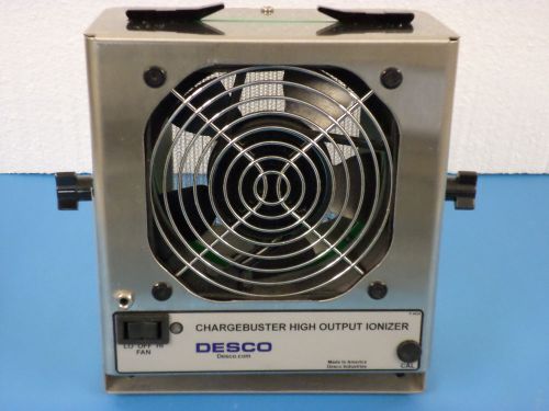 Desco  60500  chargebuster jr. high output benchtop ionizer antistatic blower for sale