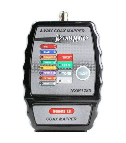 New nstallmates 8-way coax cable tester w/ case (nsm1280) for sale