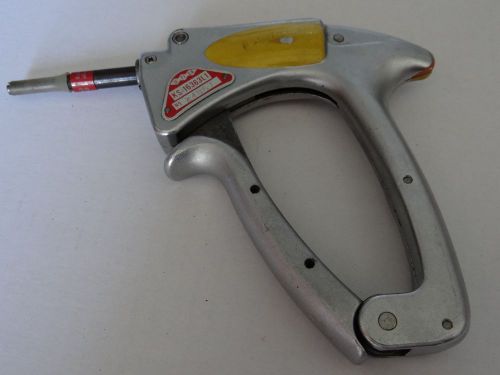 Vintage utica ks-16363l1 wire wrapping manual hand wrap tool gun/sleeve/bit for sale