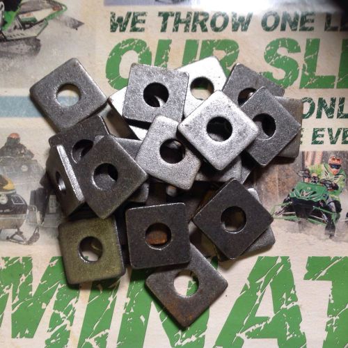 35 Extra Thick Square 3/4&#034; Flat Washers- 1/4&#034; Thick- 2x2 Square