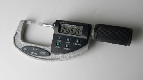 Mitutoyo 0-1.2&#034; digital blade quick  micrometer model No. 422-421 N