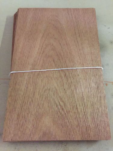 Wood veneer sapele 9x14 22pcs total raw veneer  &#034;exotic&#034; sap1 5-6-15 for sale