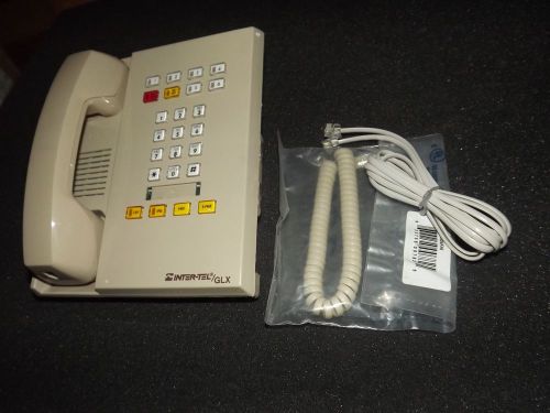 Inter-Tel GLX  612.3201  ReFURBISHED - Tan Phone  w. CORDS, handset  WARRANTY