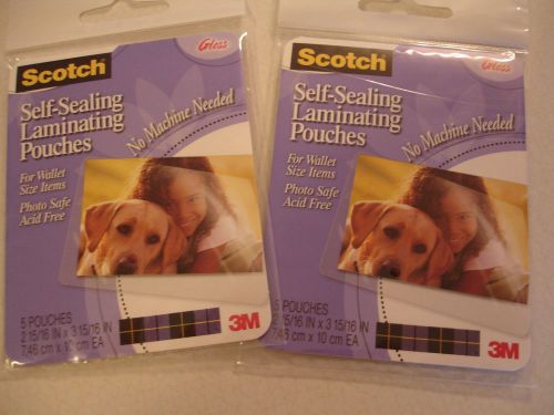 Scotch Self-Sealing Laminating Pouches - 2-15/16