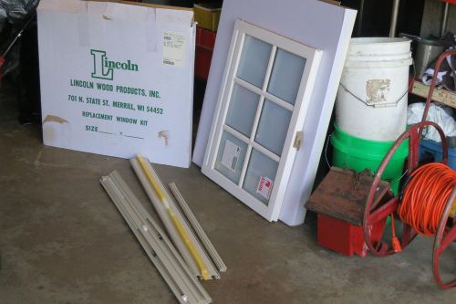 LINCOLN WOOD DOUBLE HUNG REPLACEMENT WINDOW - NEW IN BOX