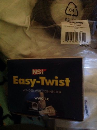 (46) x Nsi easy-twist winged wire connector 22-8 awg