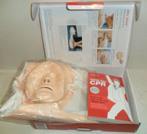 Hands Only CPR Kit with Mini Anne Manikin /English &amp;Spanish DVD (BRAND NEW)