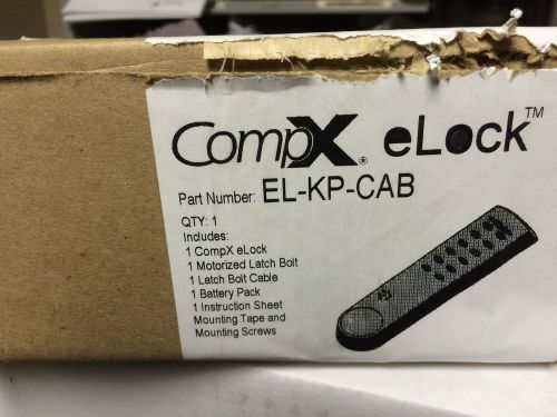 Compx EL-KP-CAB series 100 Electronic Cabinet Lock