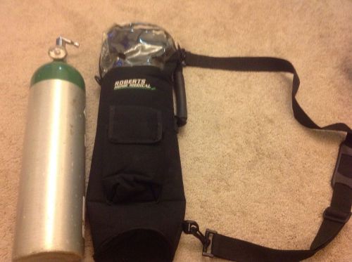 Pre Owned Oxygen size Tank D With Black Bag