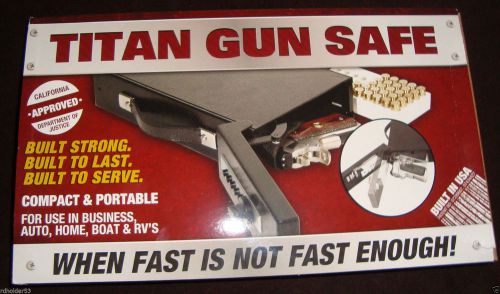 Titan Gun Safe  Model: AS-2020-02  And Titan Ammo Box Model: AS-2035