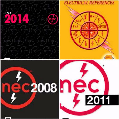 National Electric Code (NEC) 2014 + 2011 +2008 + Ugly&#039;s EBOOK PDFS!!