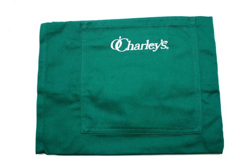 O&#039;charley&#039;s reversible green waist apron, new/sealed packaging for sale