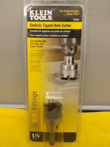 NEW Klein Tools Carbide Tipped Hole Cutter 7/8&#034; 31875