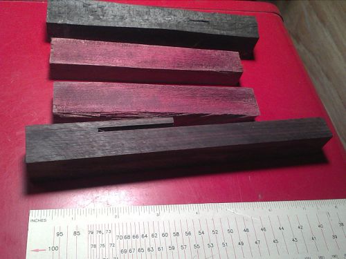 28  exotic ebony, rosewood etc. blocks for inlays or plugs. nice tight grain! for sale