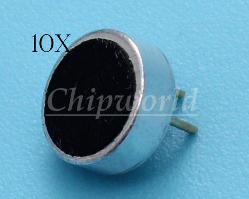 10pcs Microphone 6*2.2mm Capacitive Electret Microphone 52DB new