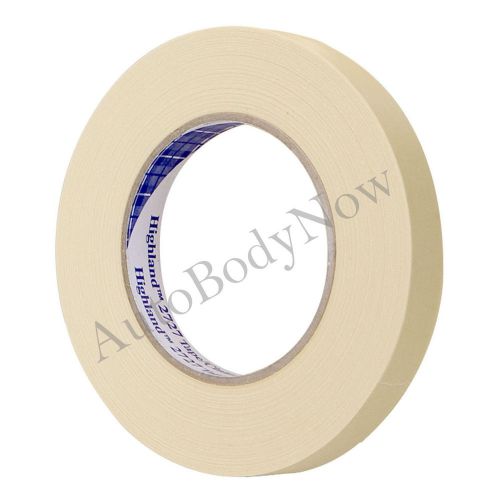 3m 6542 highland 2727 1-1/2&#034; automotive refinish masking tape (3m 06542) 6-pack for sale