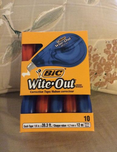 BiC Wite.out 10 White Blanc / Correction tape
