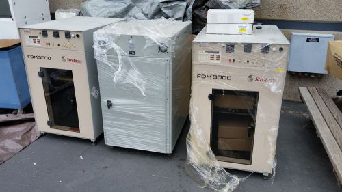 Stratasys FDM 3000 3-D Printer, THREE Units, Heads, Parts