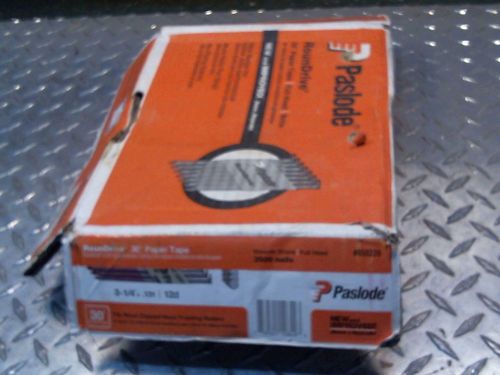 PASLODE 3-1/4&#034; x .131  SMOOTH SHANK Brite 30 Degree Full Head Nails
