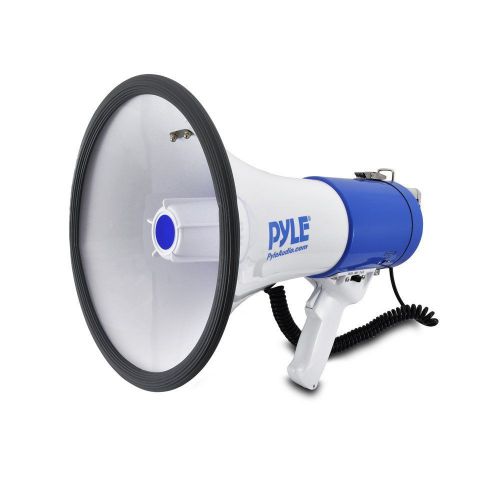 Megaphone Pmp50 Pyle Professional Piezo Dynamic Siren Pro Bullhorn 50 Watt -New-
