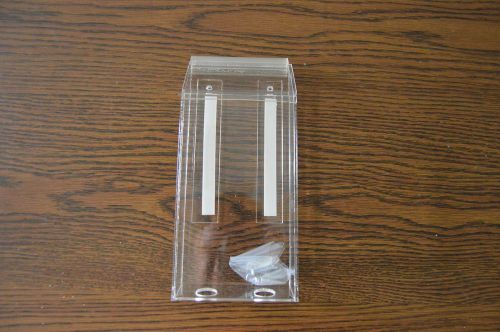 4 x 9 Clear Outdoor Trifold Brochure/Literature Holder