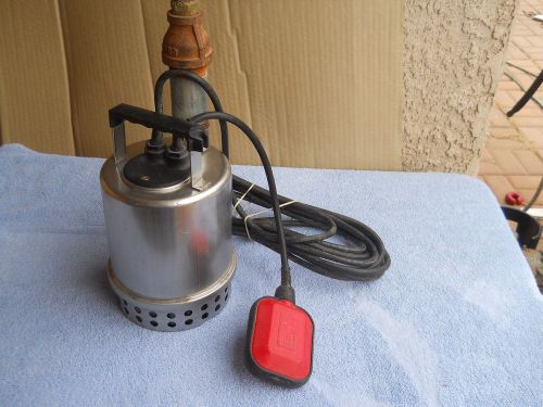 Ebara sump pump - eppd-3as1  stainless steel construction, 1/3 hp for sale