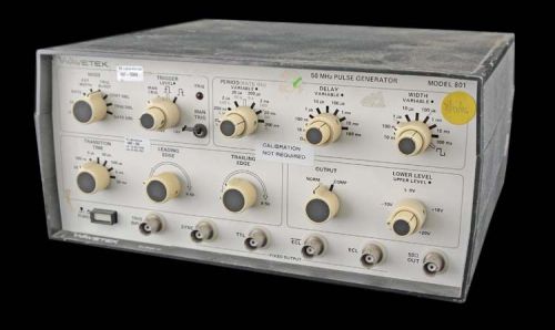Wavetek model-801 48-66hz 60vac bench top pulse generator as-is for sale