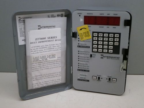 Intermatic et70215c8 electronic 365day 2-circuit timer time switch spdt 120-277v for sale