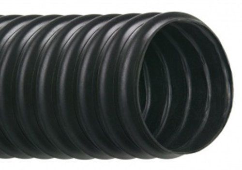 Hi-Tech Duravent Vac-U-Flex TPE Series Thermoplastic Vacuum Hose, Black, 3/4&#034; ID