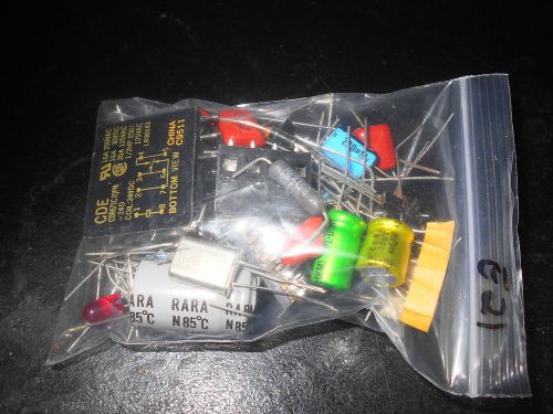 Lot of Mixed Electronic Component Parts Plug IC Capacitor Resistor Grab Bag E21