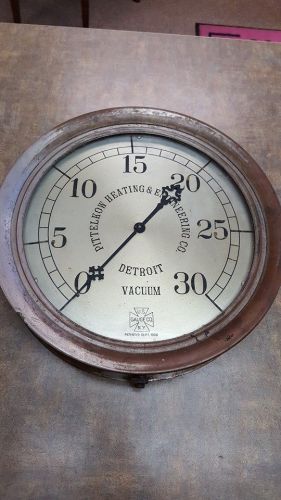 Vintage us gauge company vacuum gauge for sale