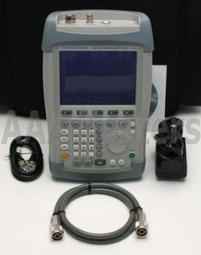Rohde &amp; schwarz fsh3 r&amp;s 3.03 handheld spectrum analyzer w/ preamplifier fsh 303 for sale