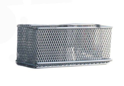 2-by-6-Inch Magnetic Basket Silver Large