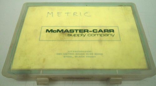 McMASTER-CARR (132) RETAINING SNAP RINGS #83352A100 SET KIT 3mm TO 14mm #61090
