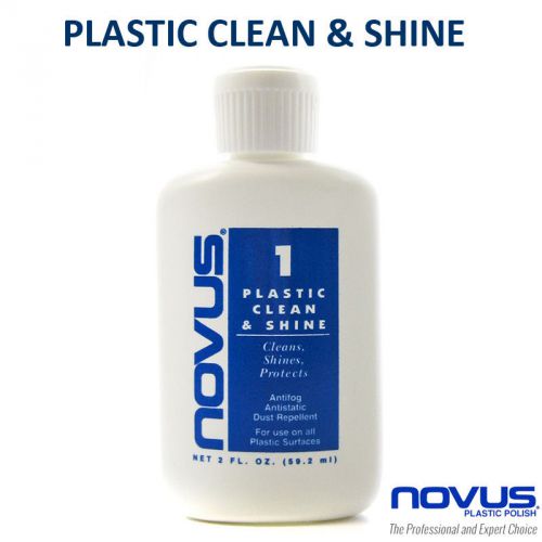 Novus Plastic Polish Professional Clean &amp; Shine #1 2oz Bottle