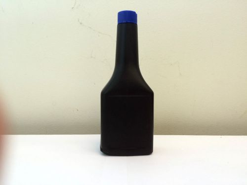 Black Plastic 12 oz. Bottles with Child Proof Caps, Quantity 200 per box.