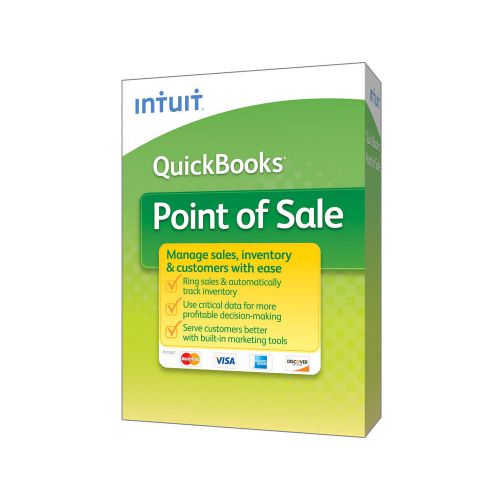Intuit QuickBooks Point of Sale POS 2015 V12.0 Basic  Software  - FREE HARDWARE*