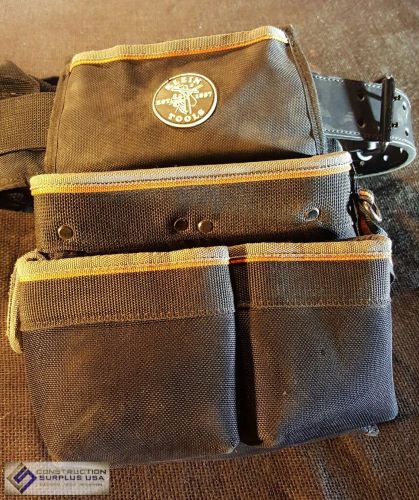 Klein Single Work Pouch Small with Back Belt