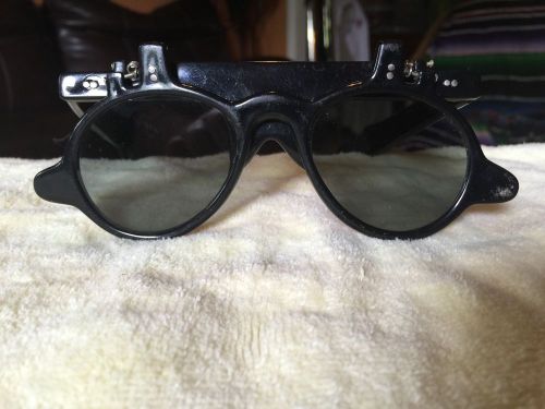 Vintage Flip Up Welding / Sunglasses Glasses Goggles Steampunk??