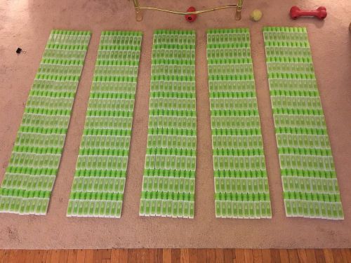500 jumbo green check liner highlighters - bulk wholesale office supplies for sale